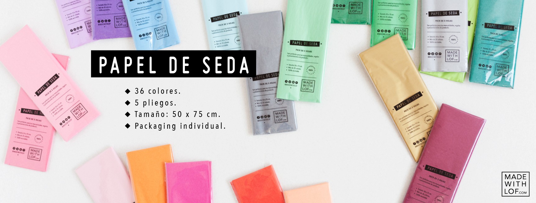 Papel de seda colores